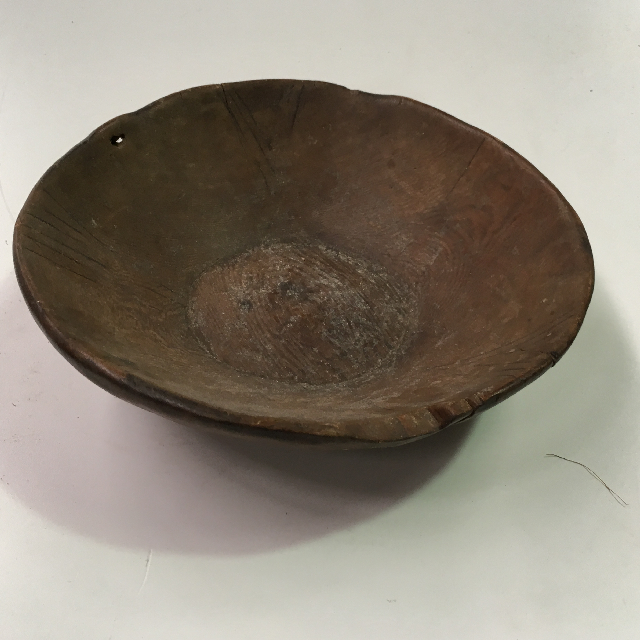 BOWL, Wooden - Rustic